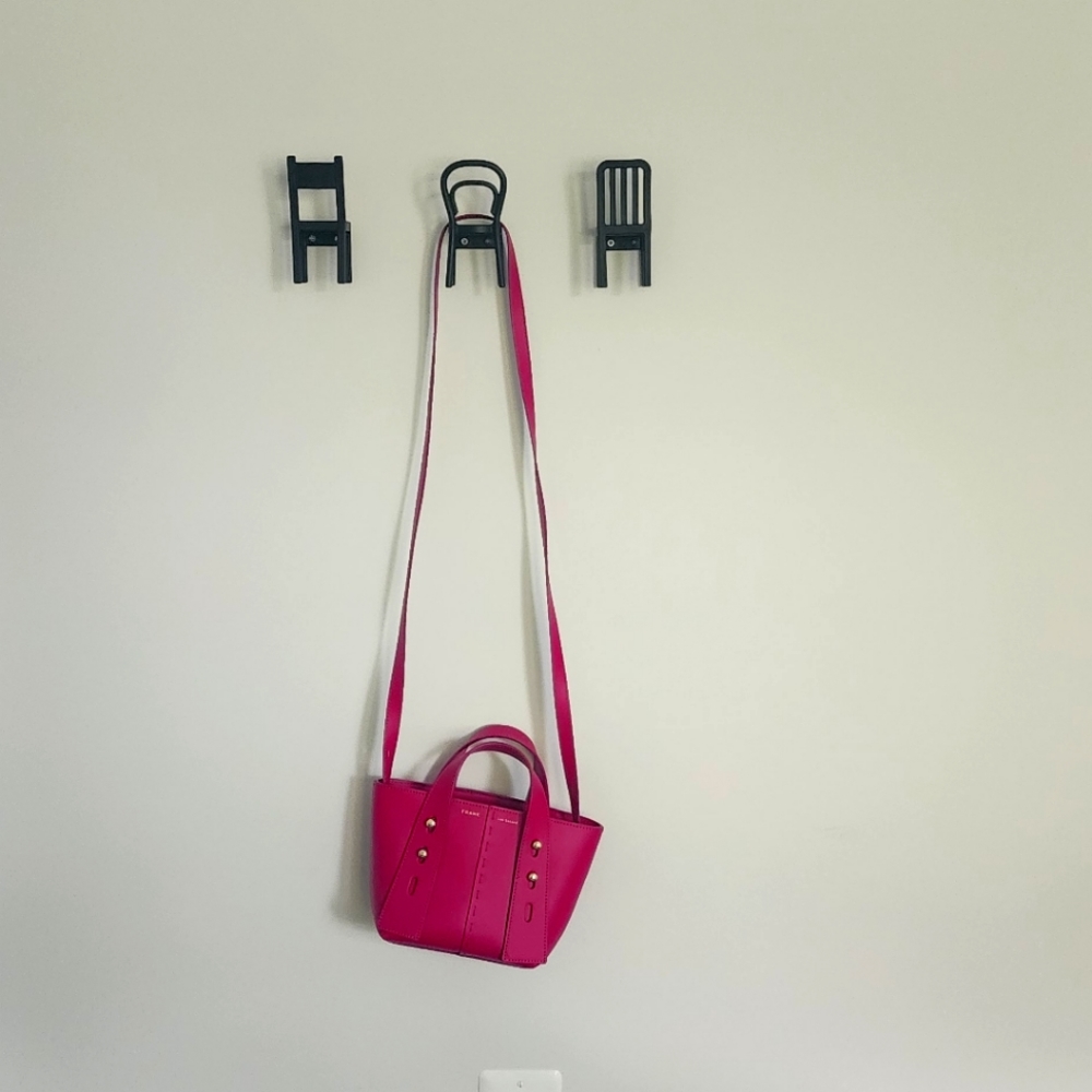 FRAME pink leather bag